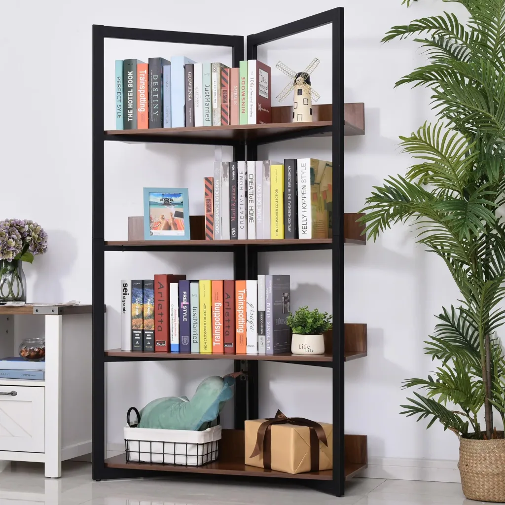 Bookshelf, color walnut