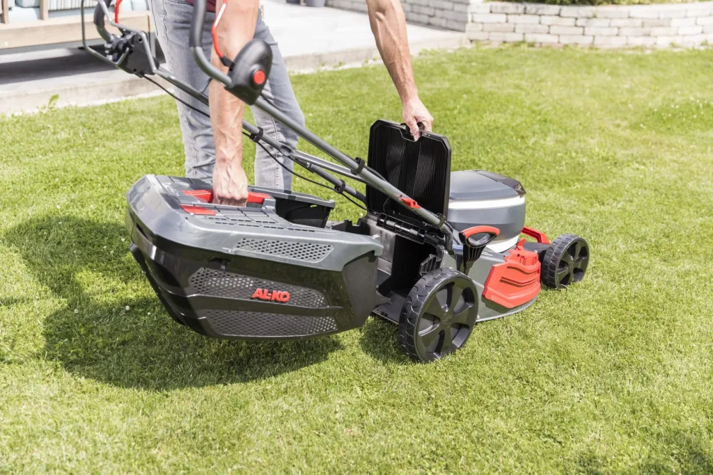 36 V ENERGY FLEX Cordless Lawnmower 512 Li VS-W Premium - incl. 2 batteries and charger