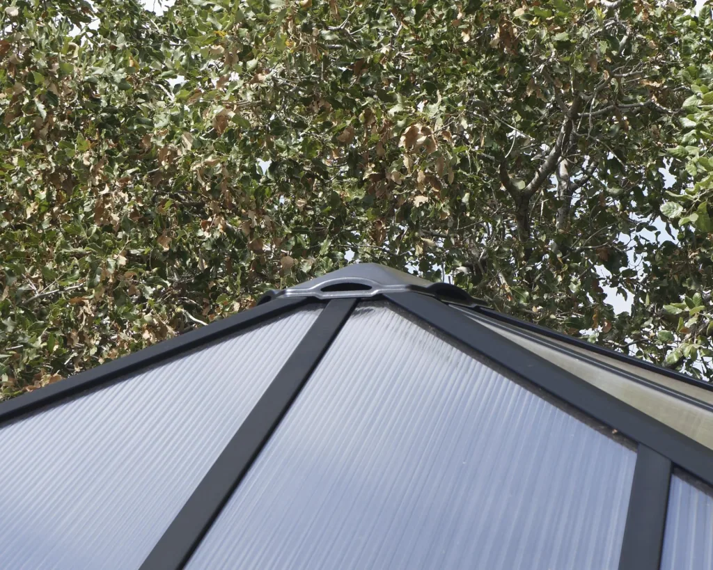 Paviljoen "Palermo™ 3000", Antraciet, 295 x 295 x 276 cm