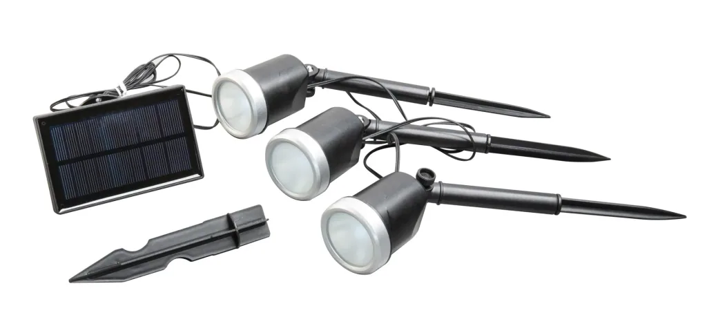 Tony LED Solar Spotleuchte 3er Set