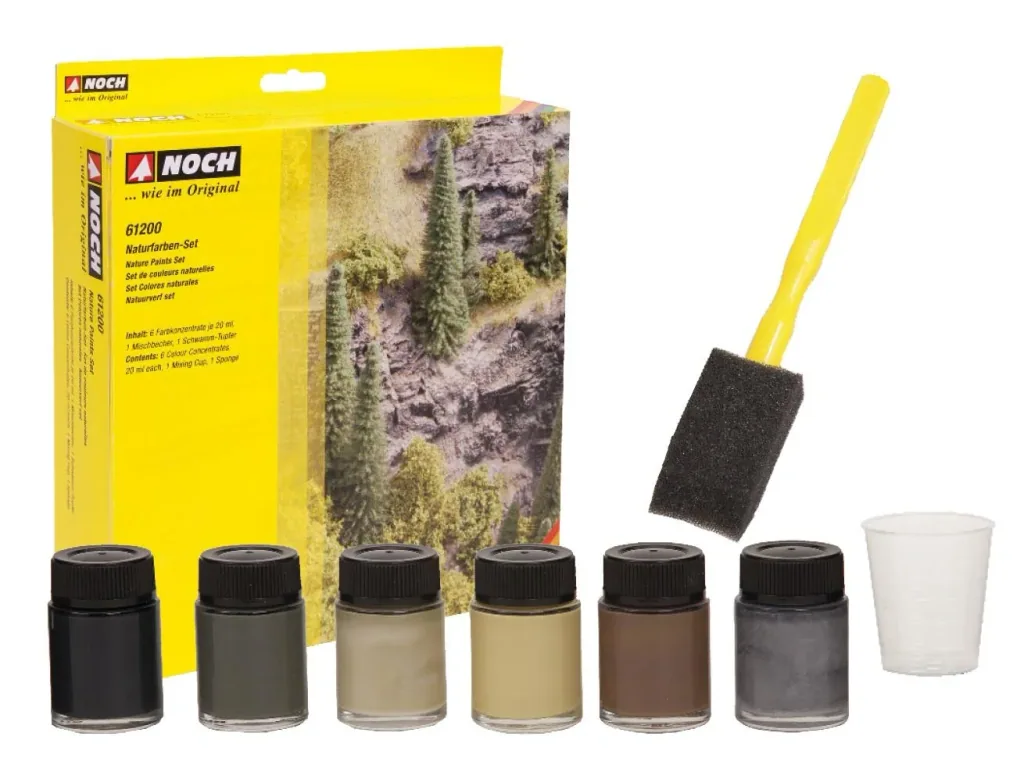 Natural color set, 6 color concentrates