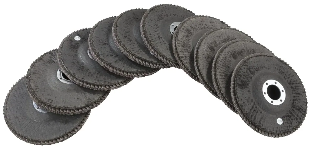 Flap sanding discs 125 mm, 10 pieces
