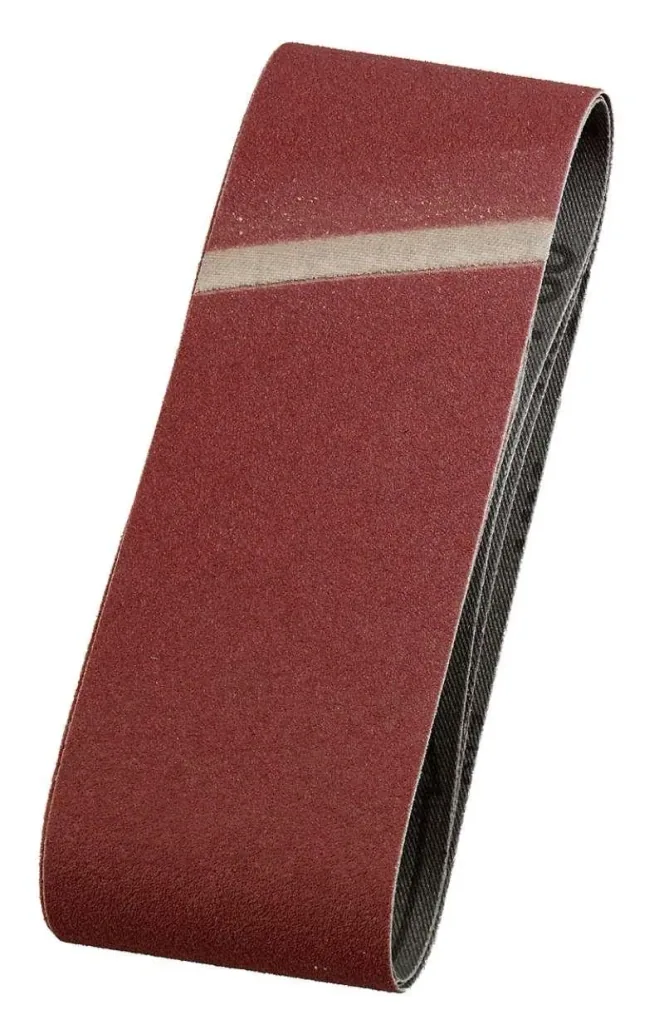 Sanding belts 65 x 410 mm, K80, set of 3