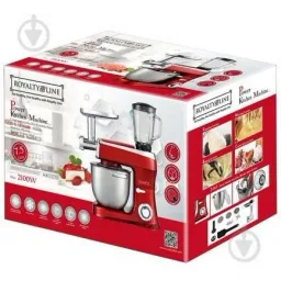 2100W - 3-in-1 Food Processor - Red