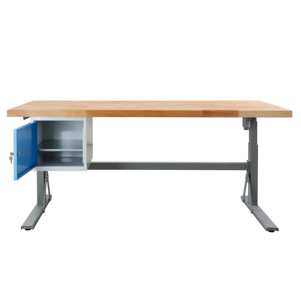 Workbench "HEAVY", height adjustable with cube box