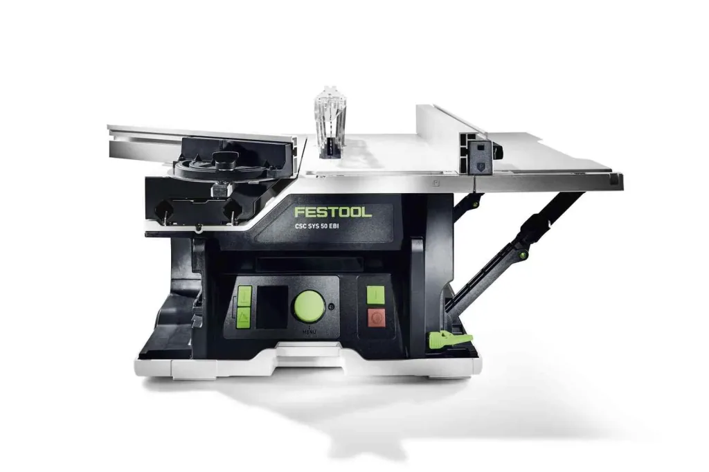 Systainer cordless table saw complete set, including saw blade