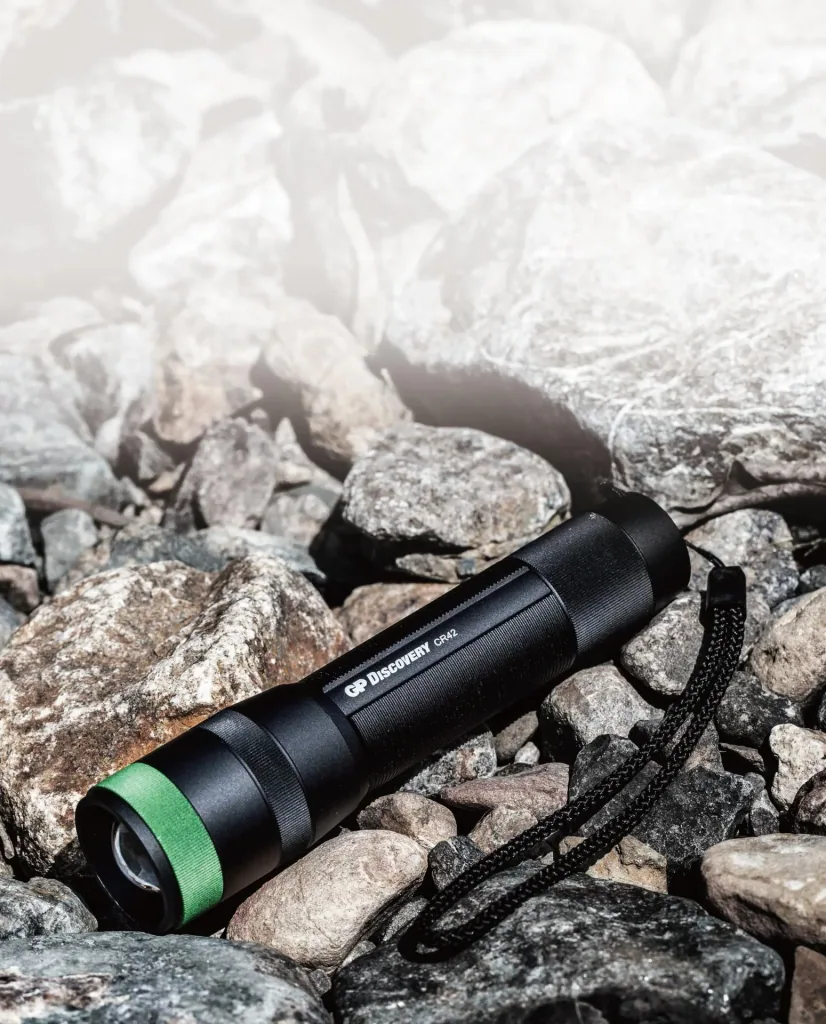 DISCOVERY rechargeable flashlight with 1000 lumens, IPX7