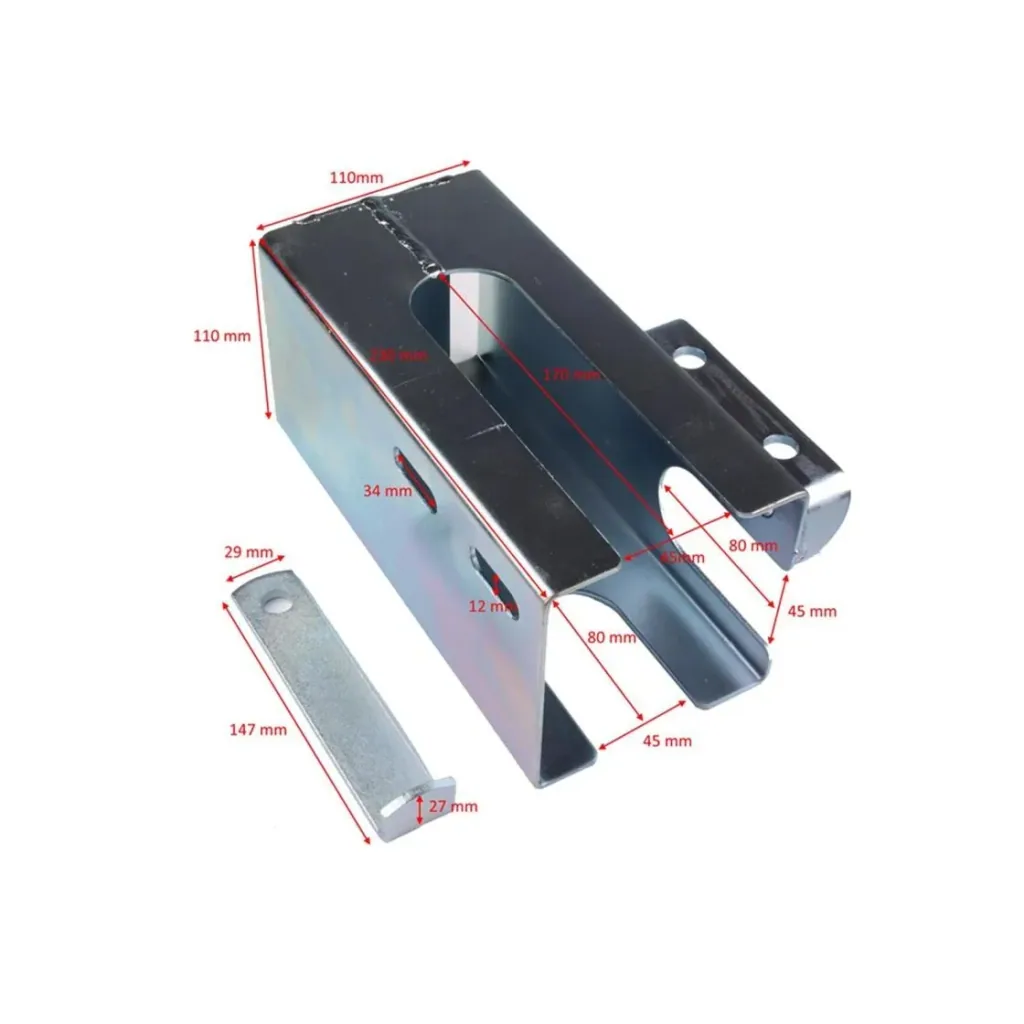 Anti-theft device for trailers with disc lock