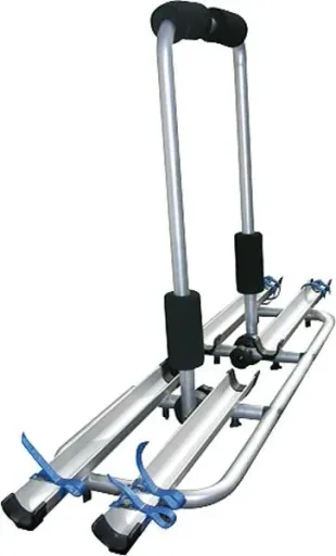 Drawbar bike rack foldable
