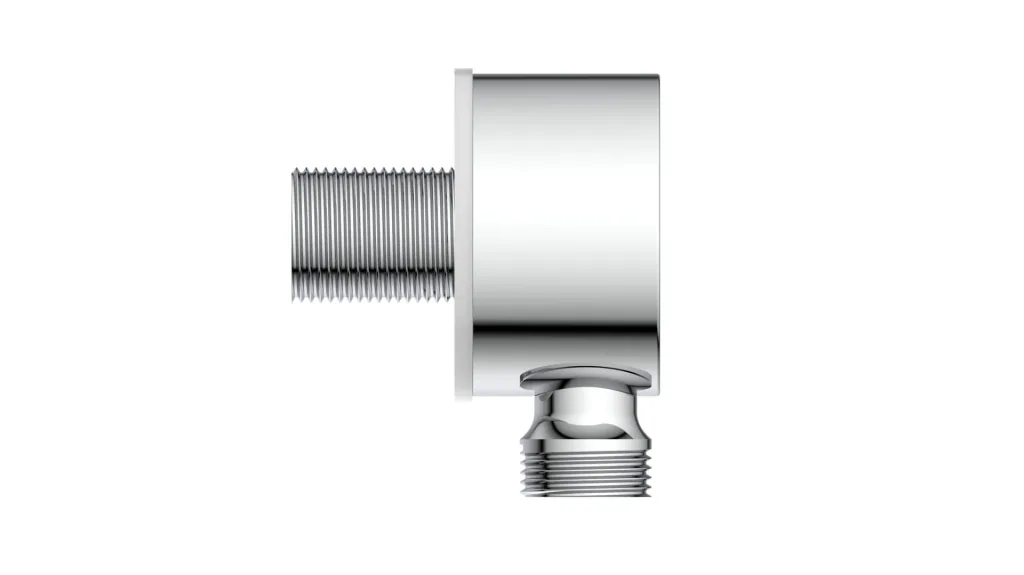 Flush-mounted connection elbow CAEN, chrome