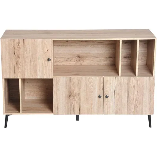 Chest of drawers sideboard storage cabinet 8 compartments oak