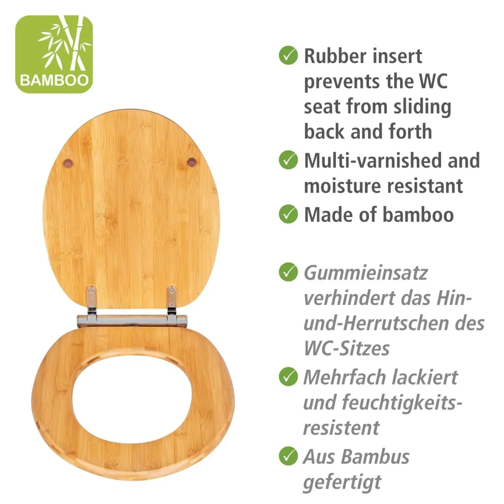 Bambusa toilet seat, made of bamboo