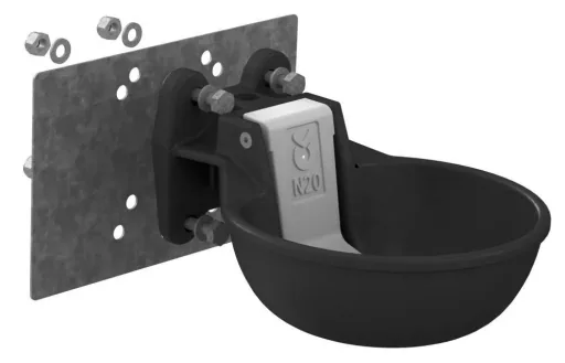 Mounting plate for IBC containers