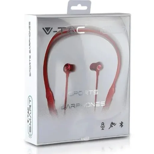VT-6166 Headset Sport bluetooth - In-Ear Headphones - red