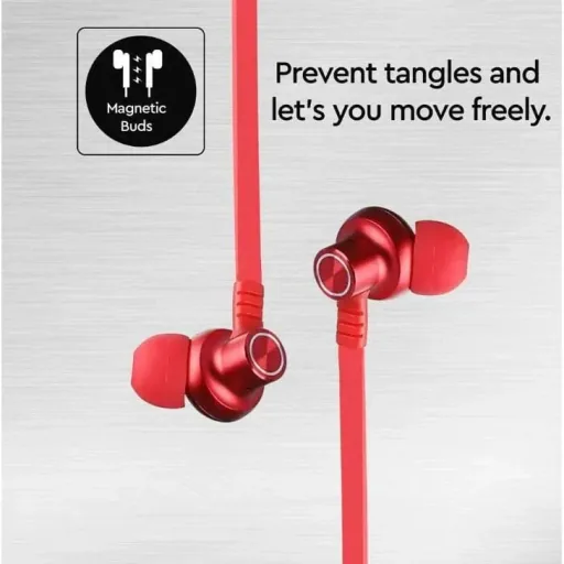VT-6166 Headset Sport bluetooth - In-Ear Headphones - red
