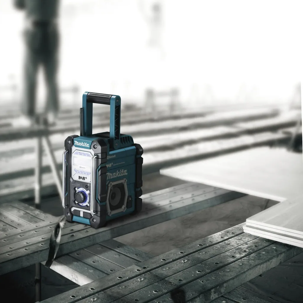 Cordless construction site radio 7.2V - 18V with DAB+ and Bluetooth DMR112