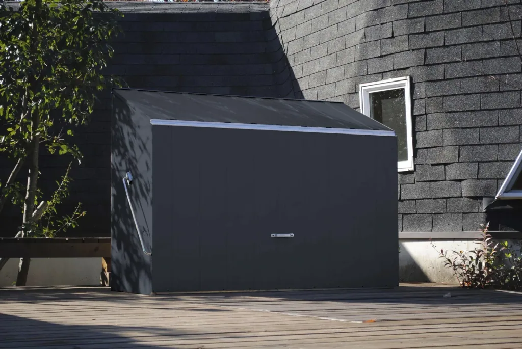 Equipment and bicycle box Sesame anthracite