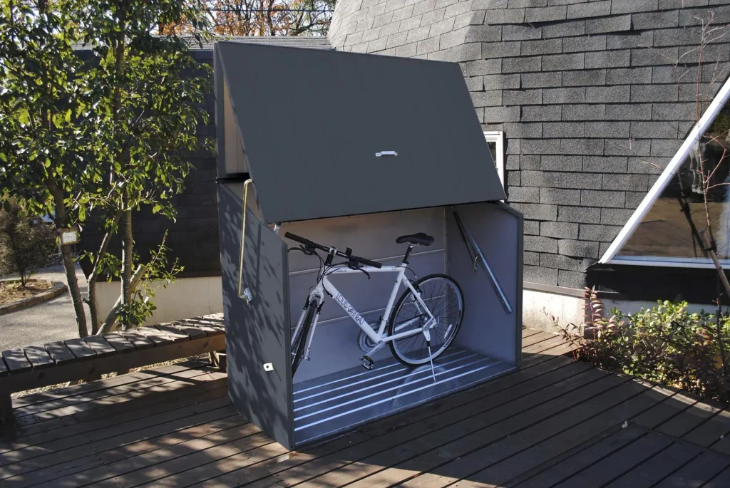 Equipment and bicycle box Sesame anthracite