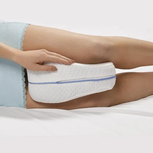 Knee pillow “Dreamolino Leg Pillow” with memory foam