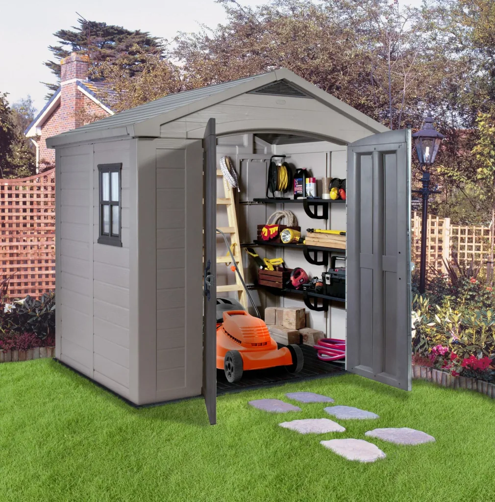 Plastic tool shed FACTOR 6 x 3, volume 3.1 m³