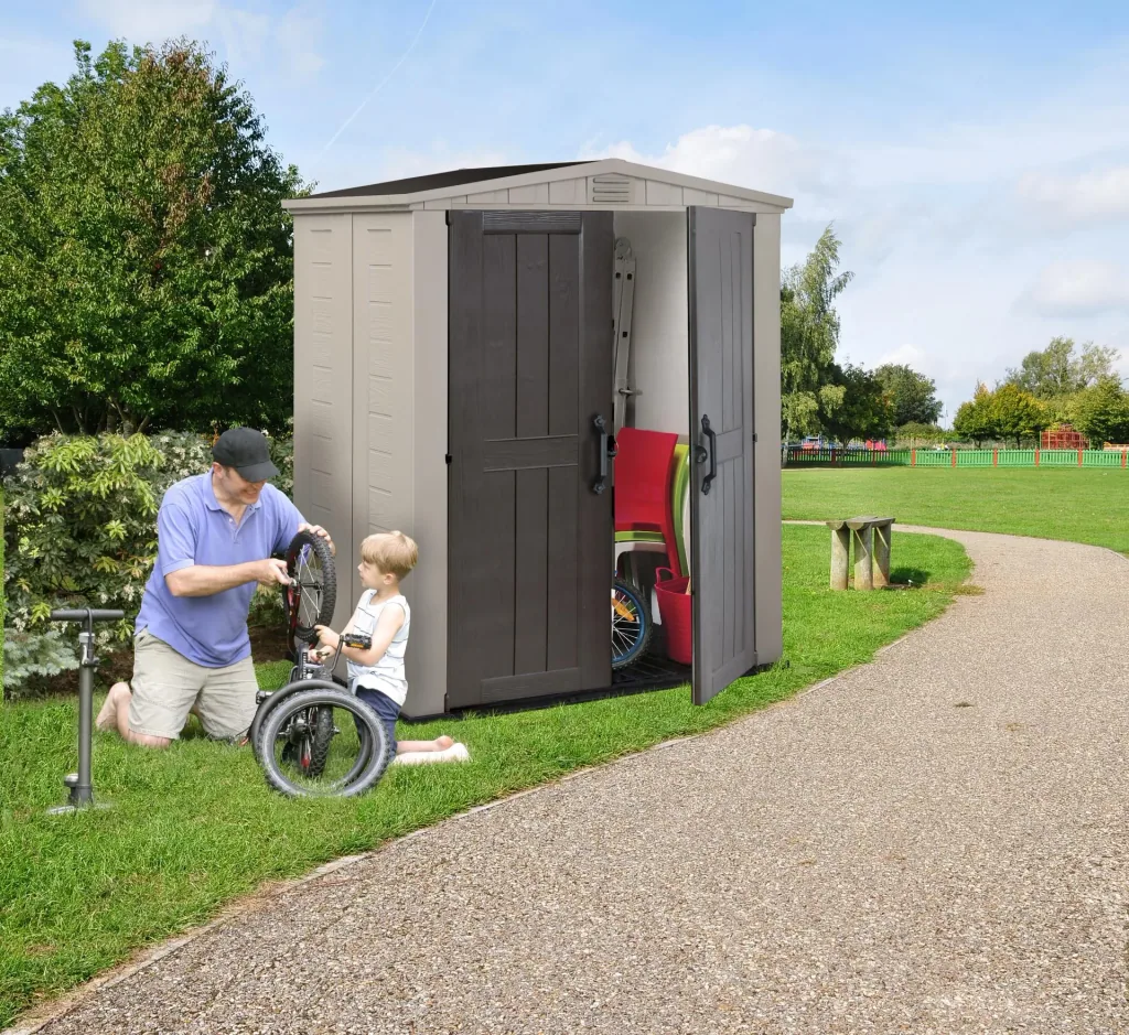 Plastic tool shed FACTOR 6 x 3, volume 3.1 m³