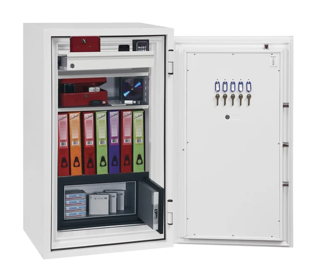 Data protection safe Datacombi size 4 with fingerprint lock