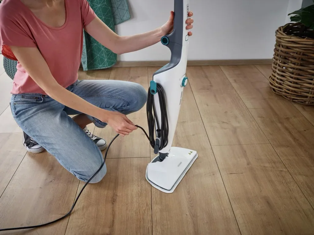 Steam cleaner "CleanTenso Power", with floor cloth, 1300 watts