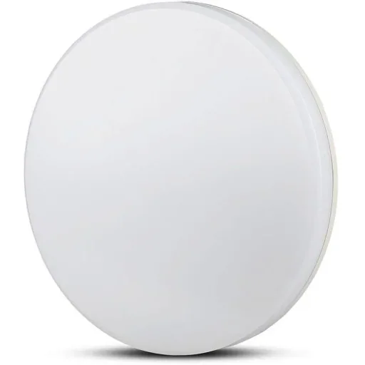 VT-8066 LED Ceiling Light - White - Round - Suitable for Bathrooms
