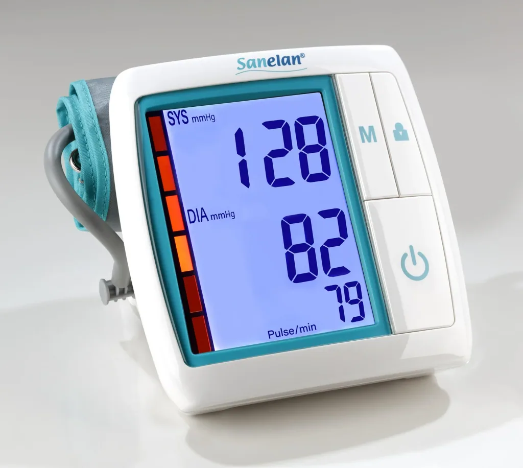 Upper arm blood pressure monitor