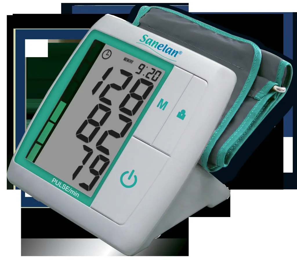 Upper arm blood pressure monitor