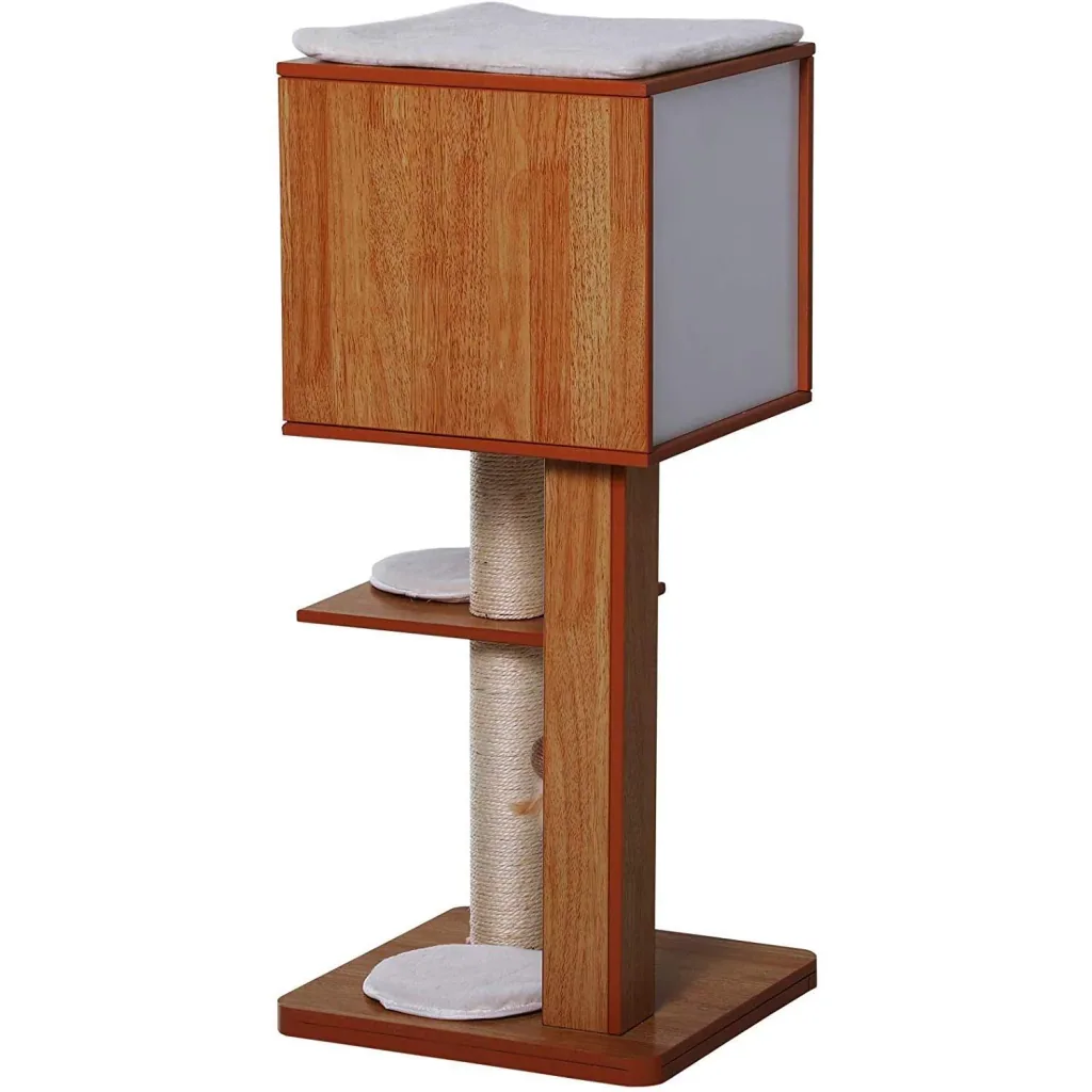 Cat scratching post with 3 levels