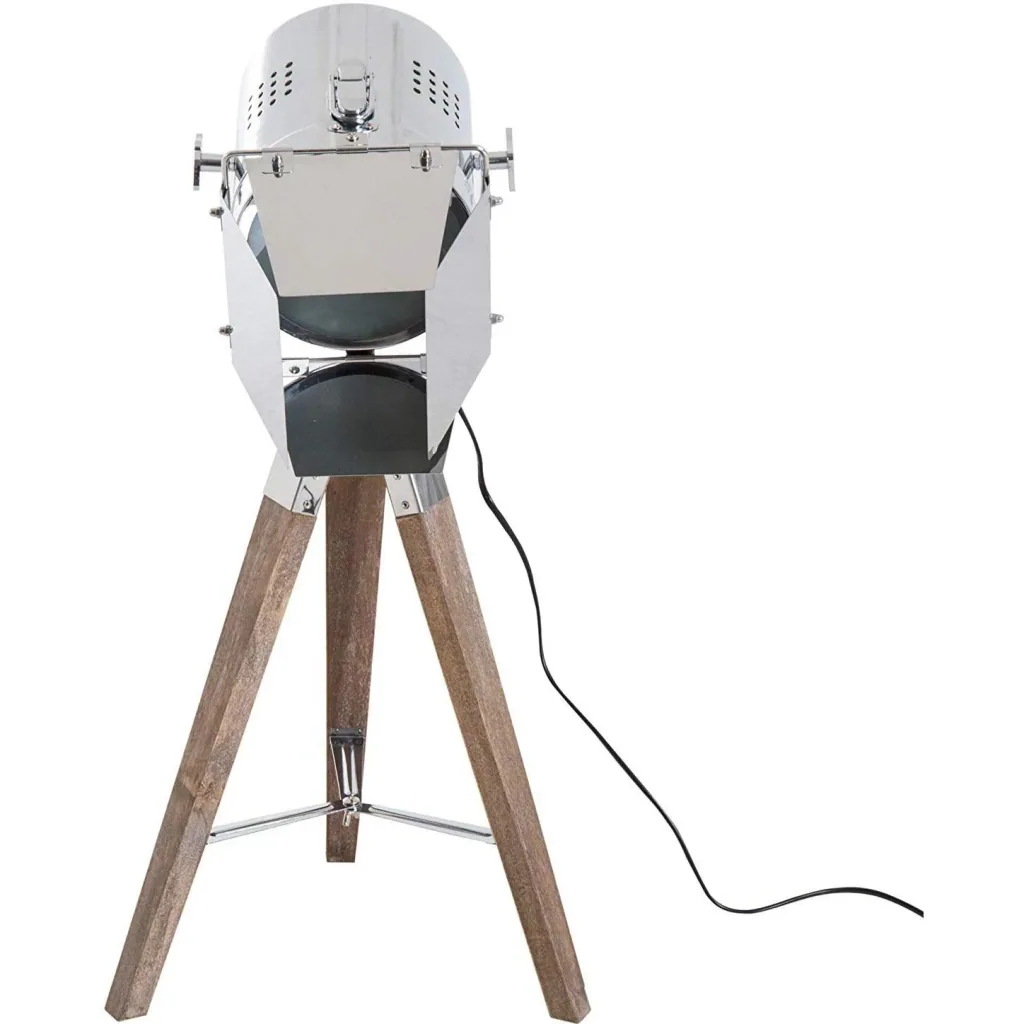 Table lamp silver table lamp tripod retro lamp E14