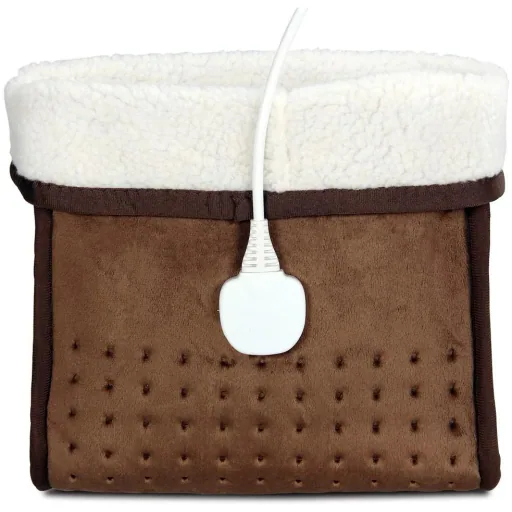 Electric foot warmer, 6 heat settings, washable, 100W