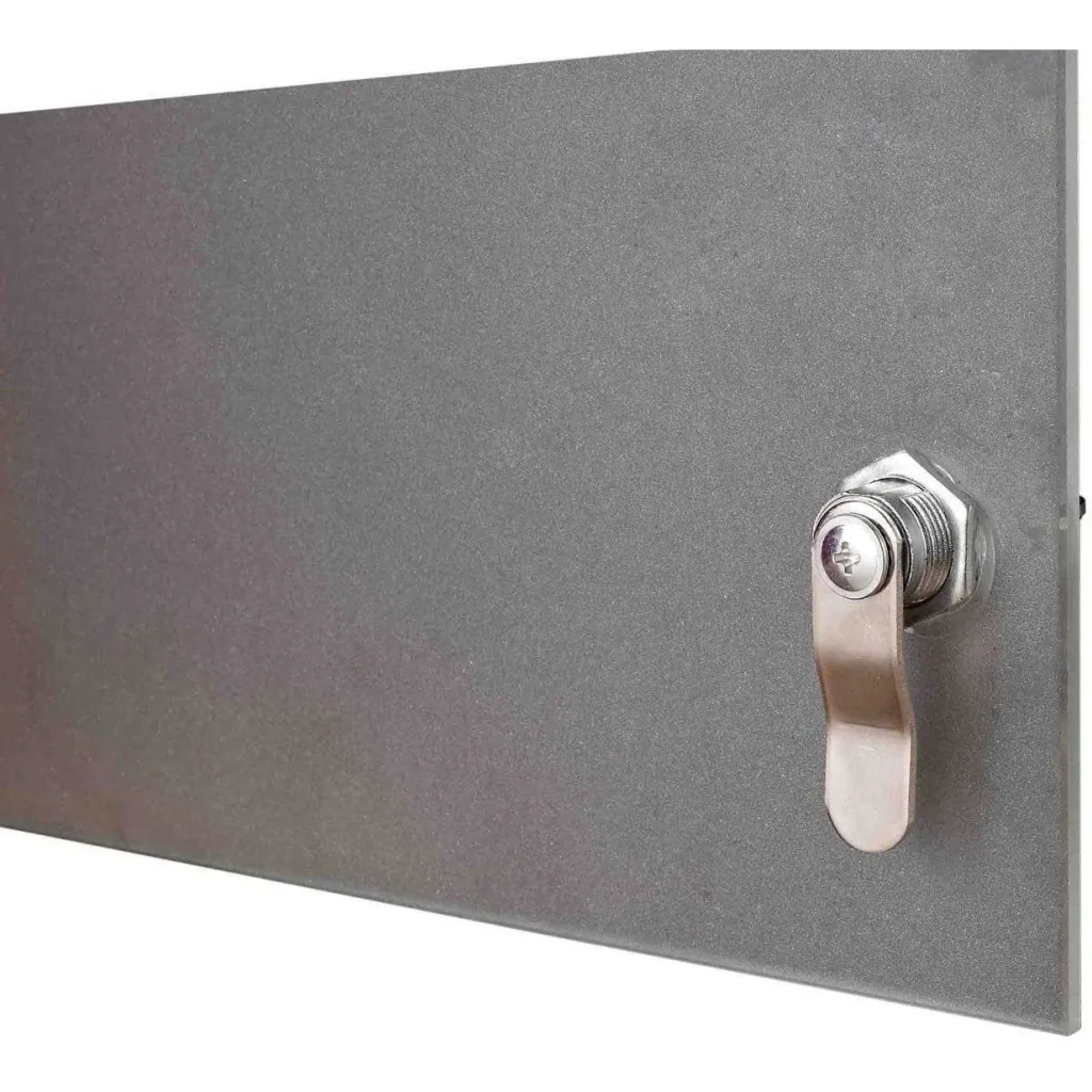 Stainless steel medicine cabinet with lock, first aid cabinet with lock, red