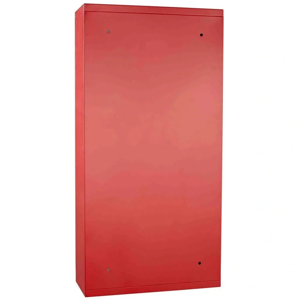 Stainless steel medicine cabinet with lock, first aid cabinet with lock, red