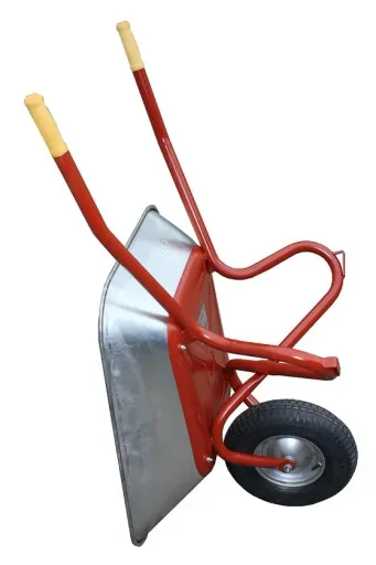 Construction wheelbarrow Export 85 liters, pneumatic wheel ball bearing, assembled