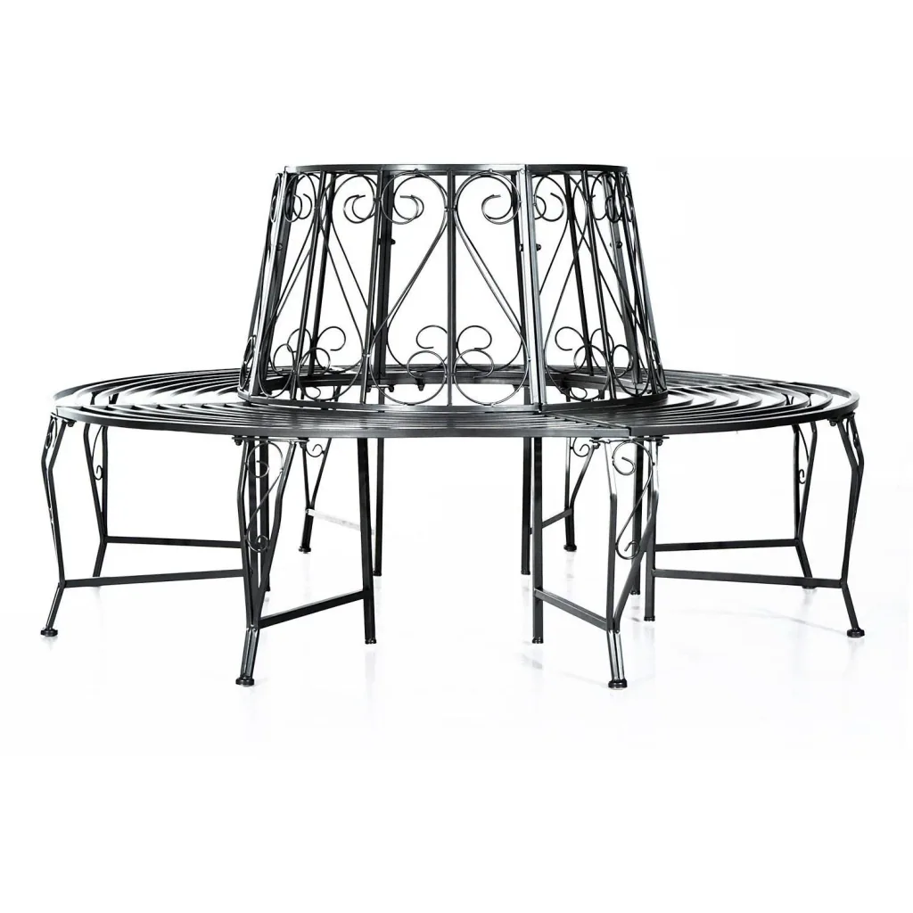 Baumbank Round bank 360° Metal Ø160cm