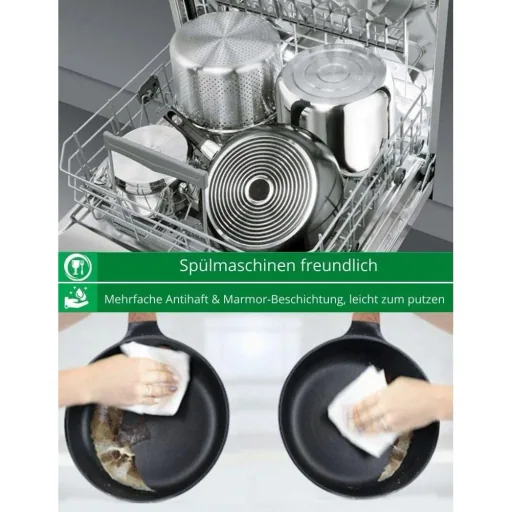 Cheffinger cooking pot / deep pot with lid - 24 cm