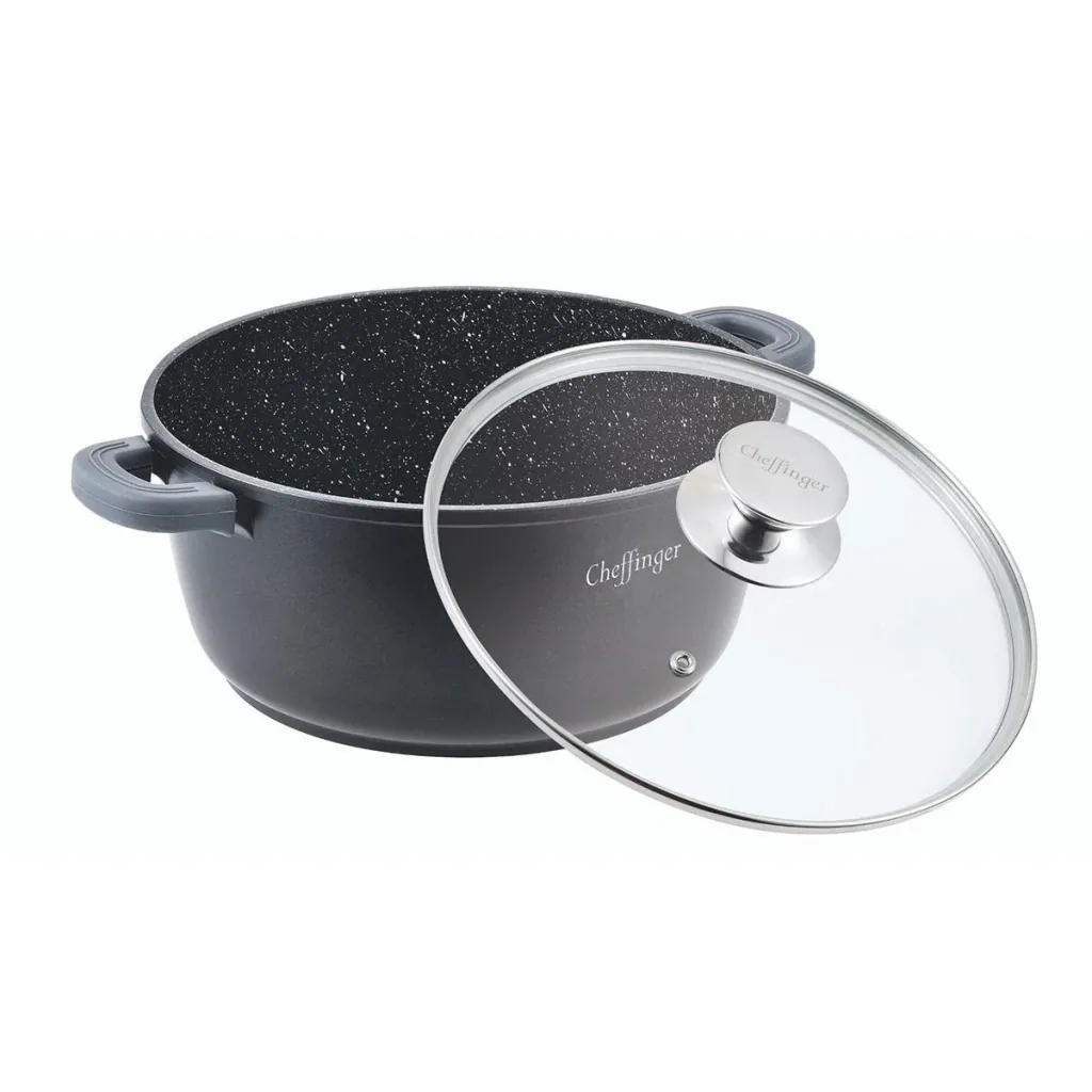 Cheffinger cooking pot / deep pot with lid - 24 cm