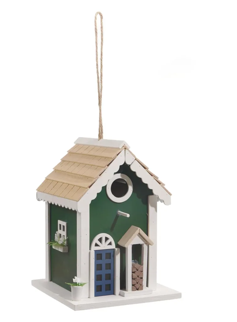 Tit nesting box "Sepp", green