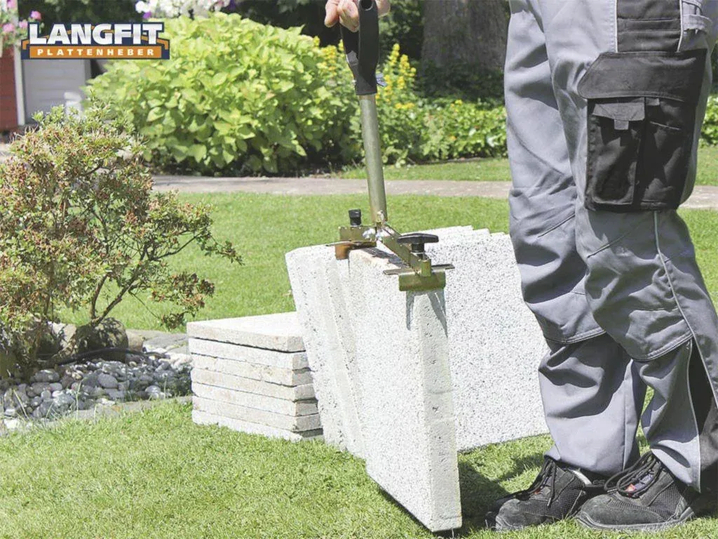 Plate lifter with extra long handle 30 - 50 cm