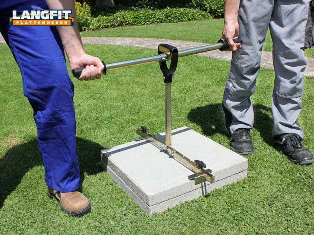 Plate lifter with extra long handle 30 - 50 cm