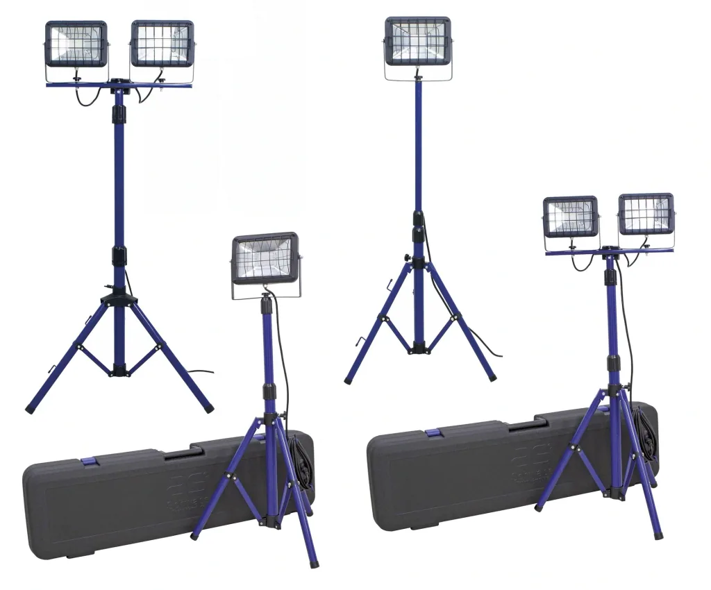 LED spotlight 2 x 30W on tripod, with Samsung chip
