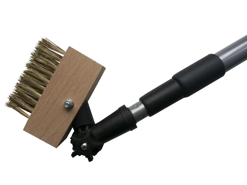Joint cleaning brush with telescopic handle