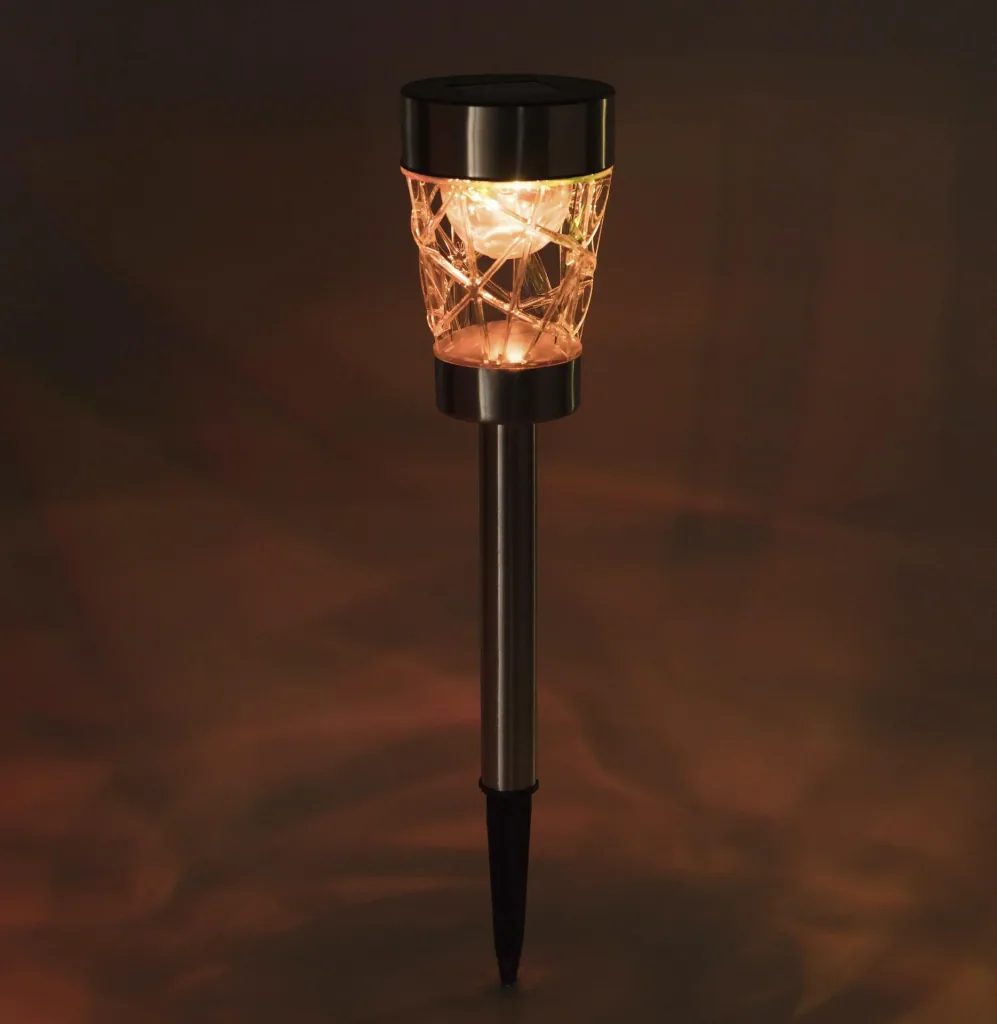 Rotating solar light with color change - set of 3