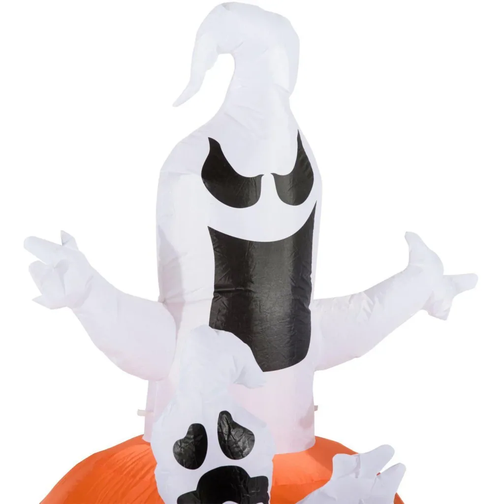 Inflatable pumpkin with ghosts Halloween decoration LED