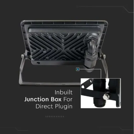 VT-138 LED Floodlight - 30W - 2340 Lm - 4000K - Black