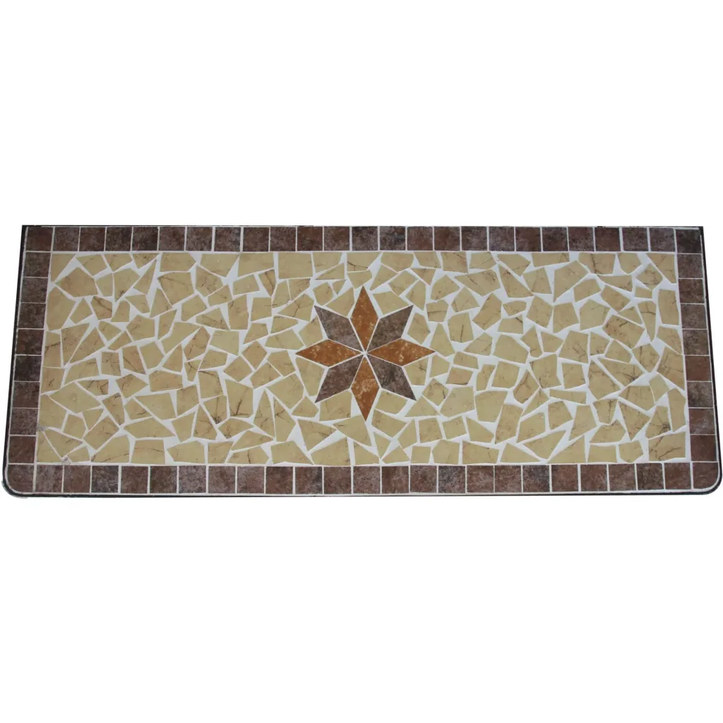 Garden bench mosaic "Amarillo"