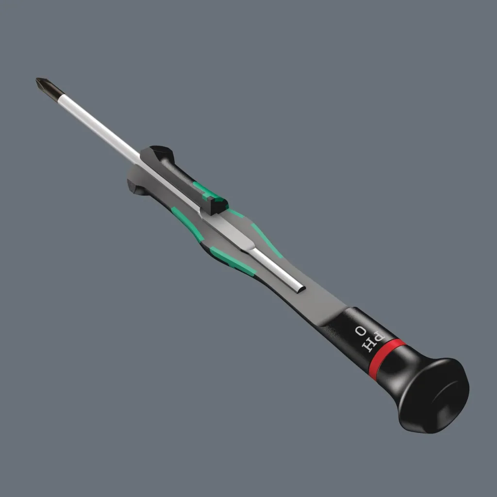 Electronics screwdriver set including holder, 6 pieces