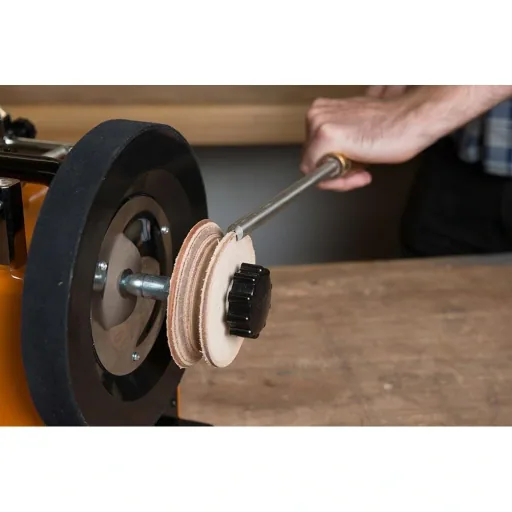 120 W wet table grinder TWSLHW leather polishing wheel